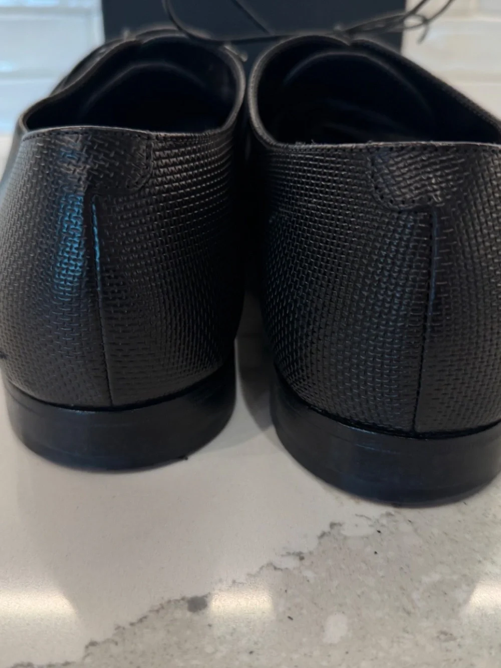 Hugo Boss Men's Topik Black Dress Shoes US 12 (UK 11)